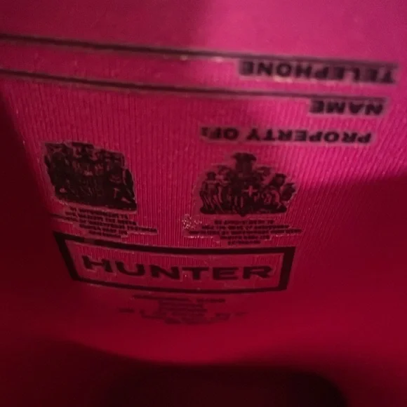 Hunter Pink Rain Boots - Picture 4 of 4
